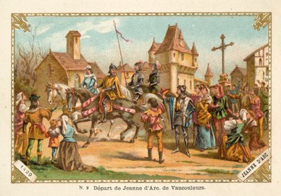Departure of Joan of Arc from Vaucouleurs, 1429 by French School